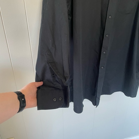 Van Heusen Black Dress Shirt for Men - Picture 5 of 9